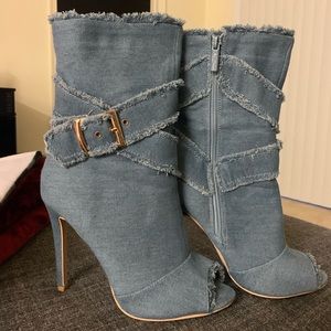 Denim Heels